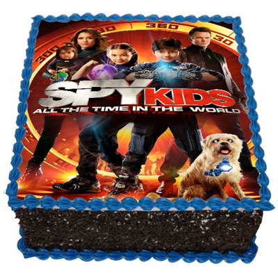 "Spykids Theme Photo cake - 2kgs (Photo Cake) - Click here to View more details about this Product